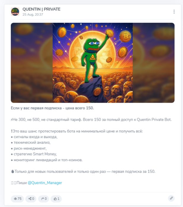 quentin private bot