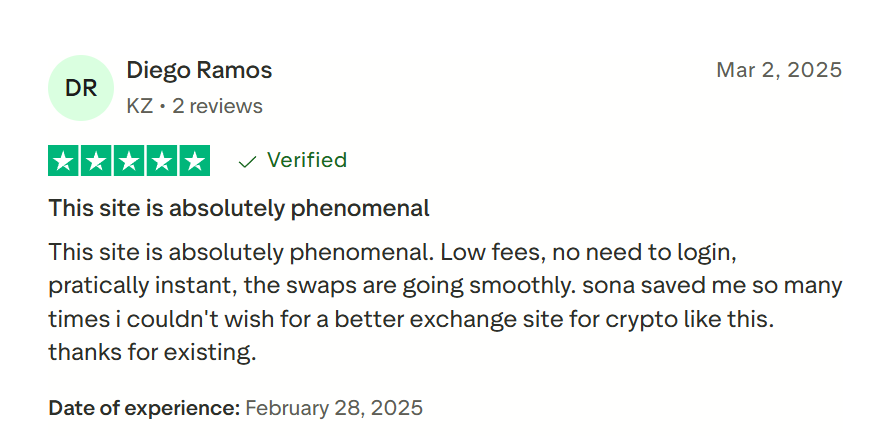sona exchange отзывы