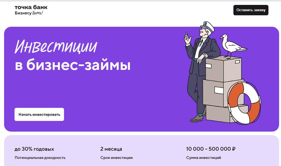 точка инвестиции