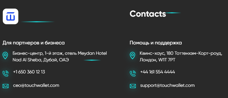 Touch Wallet отзывы
