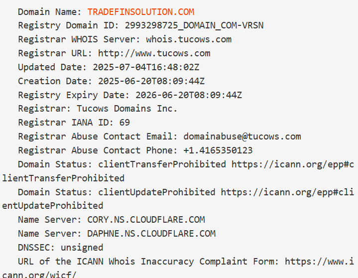 tradefinsolution com
