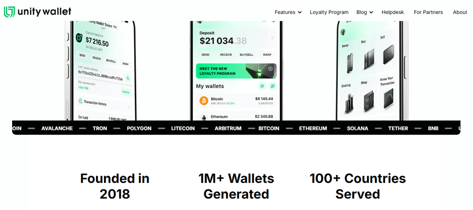 unity wallet отзывы