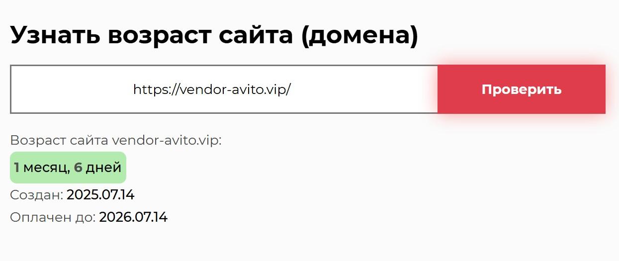 vendor avito vip