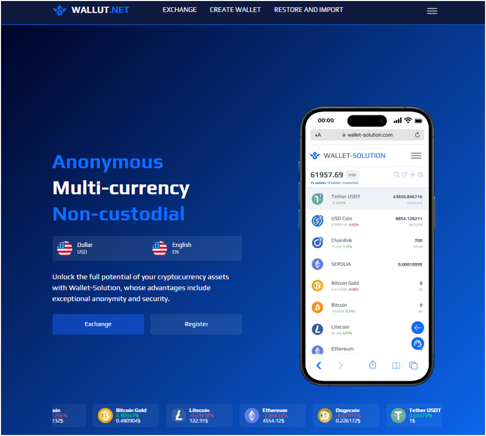 wallet solution com