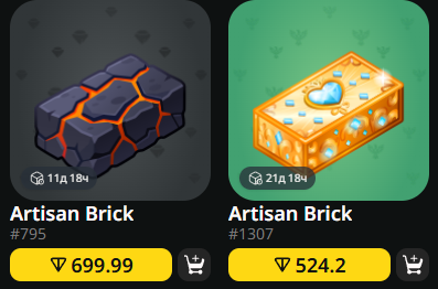 artisan brick telegram