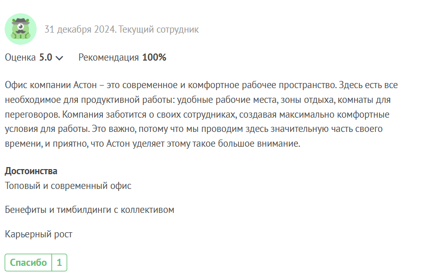 астон курсы отзывы