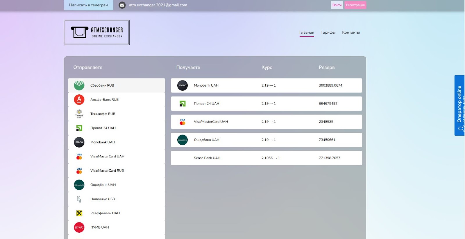 atmexchanger online exchanger
