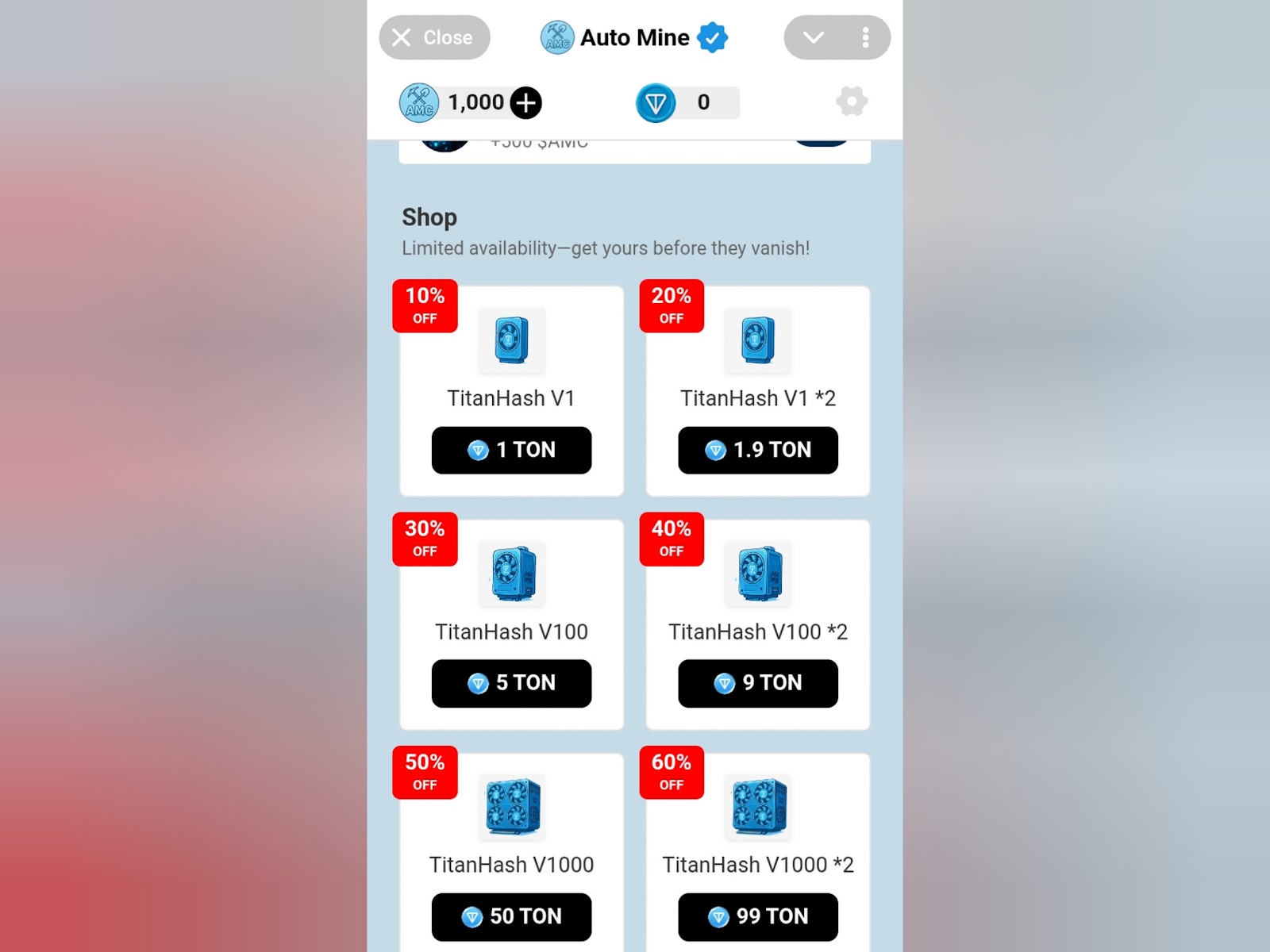 auto mine app