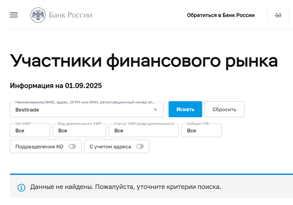 Besttrade 4you брокер