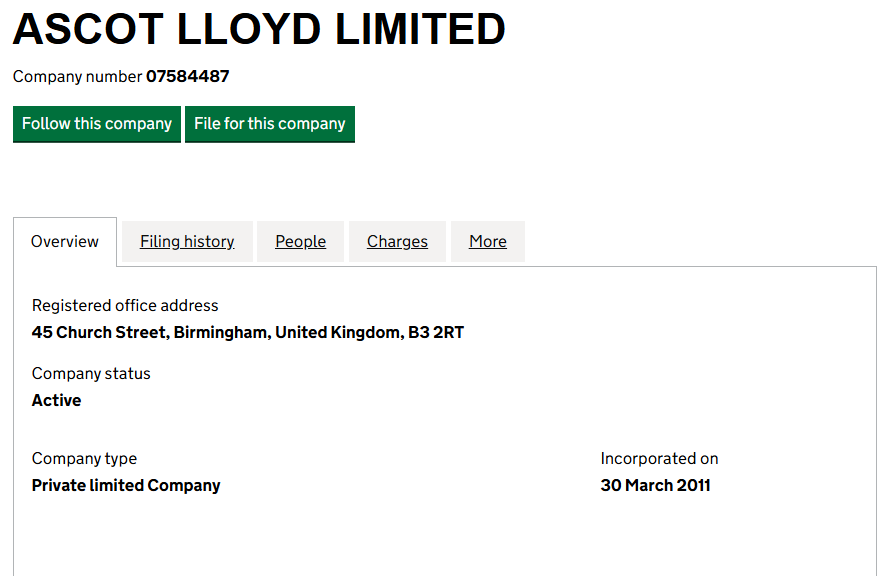 capital professional ltd