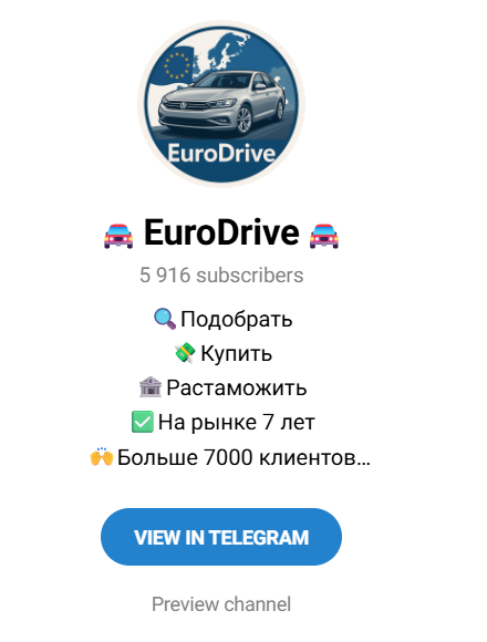 euro drive отзывы