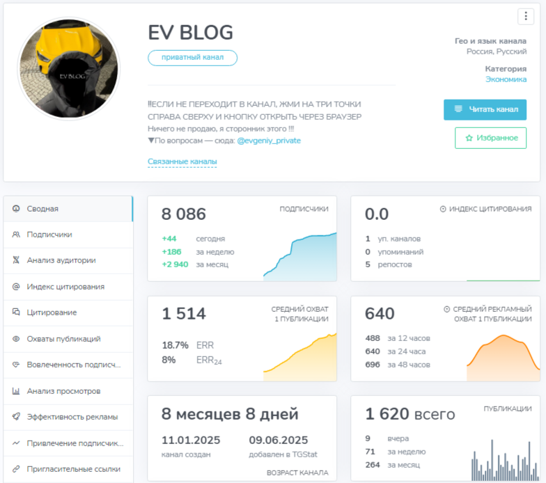 ev blog телеграм