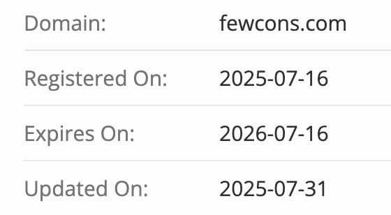 fewcons com отзывы