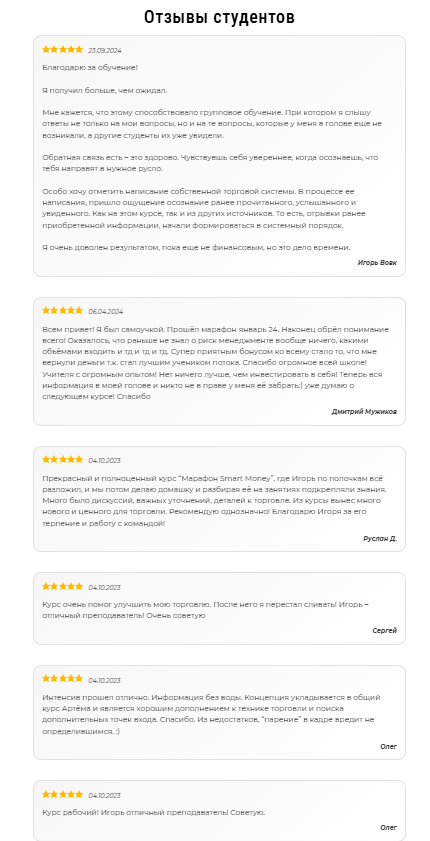 игорь цветков трейдер