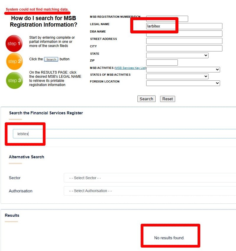 larbitex com отзывы