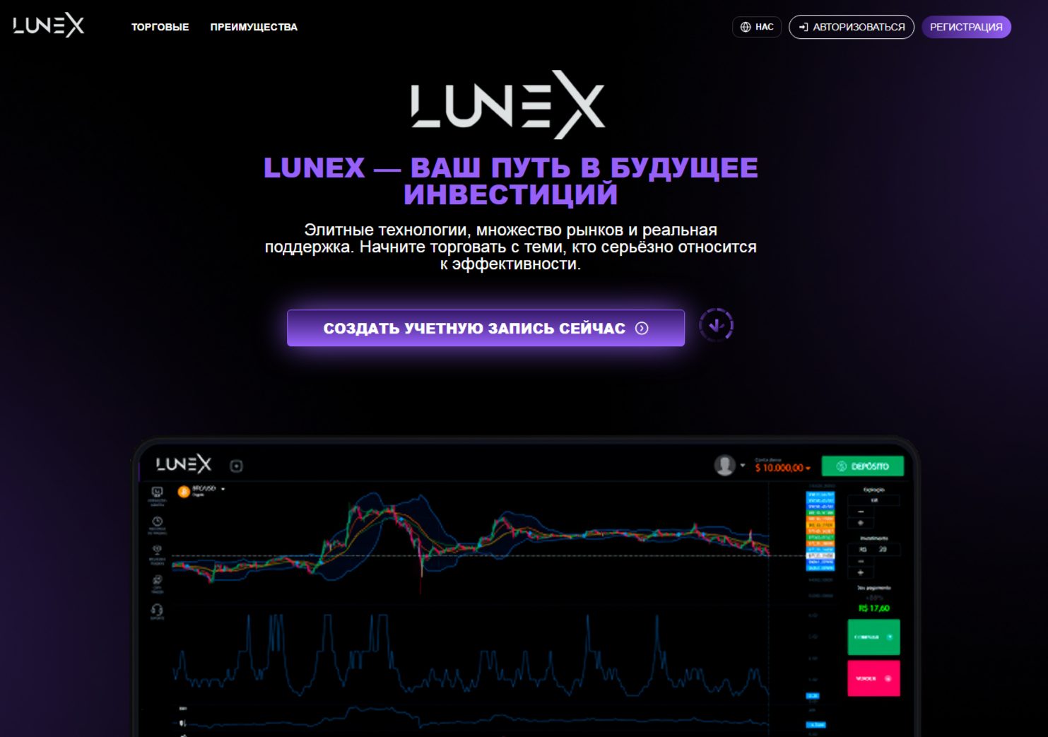 lunex trade