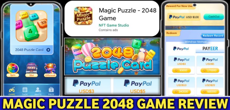 magic puzzle 2048 game заработок