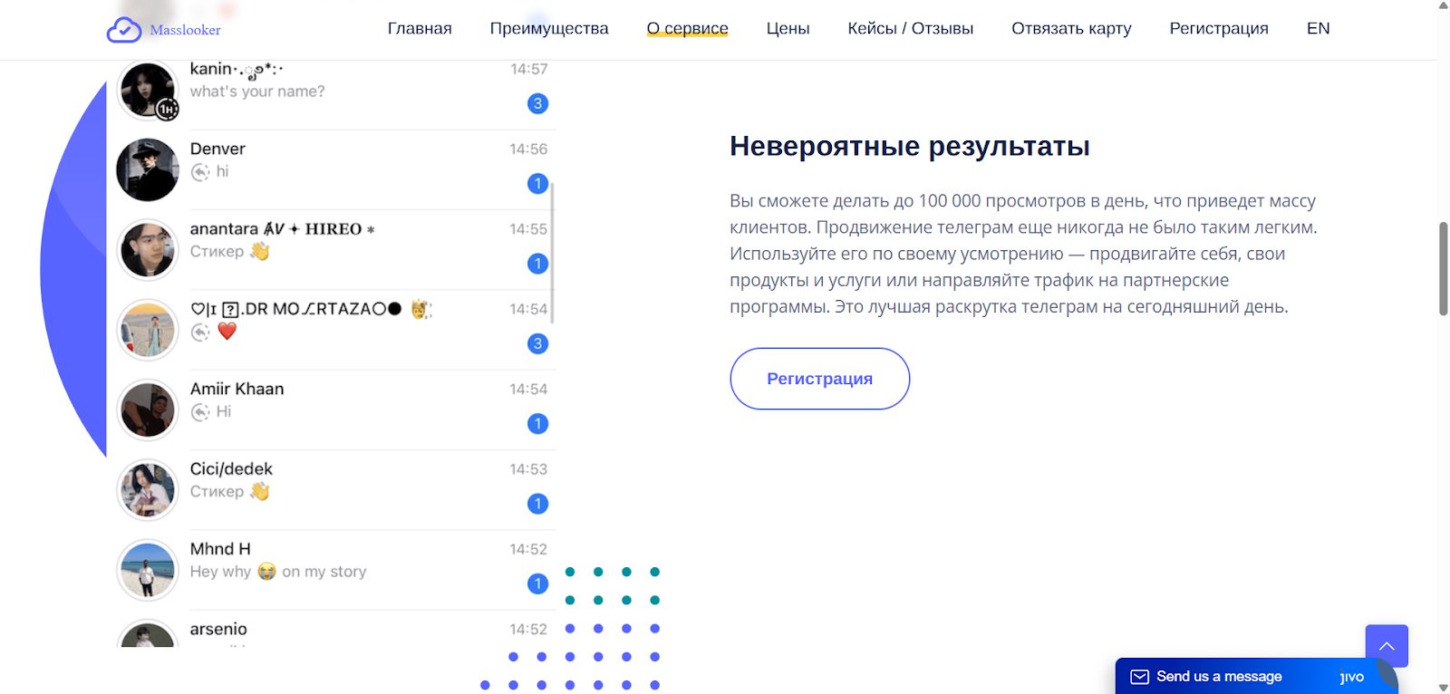 масслукинг в телеграмм отзывы
