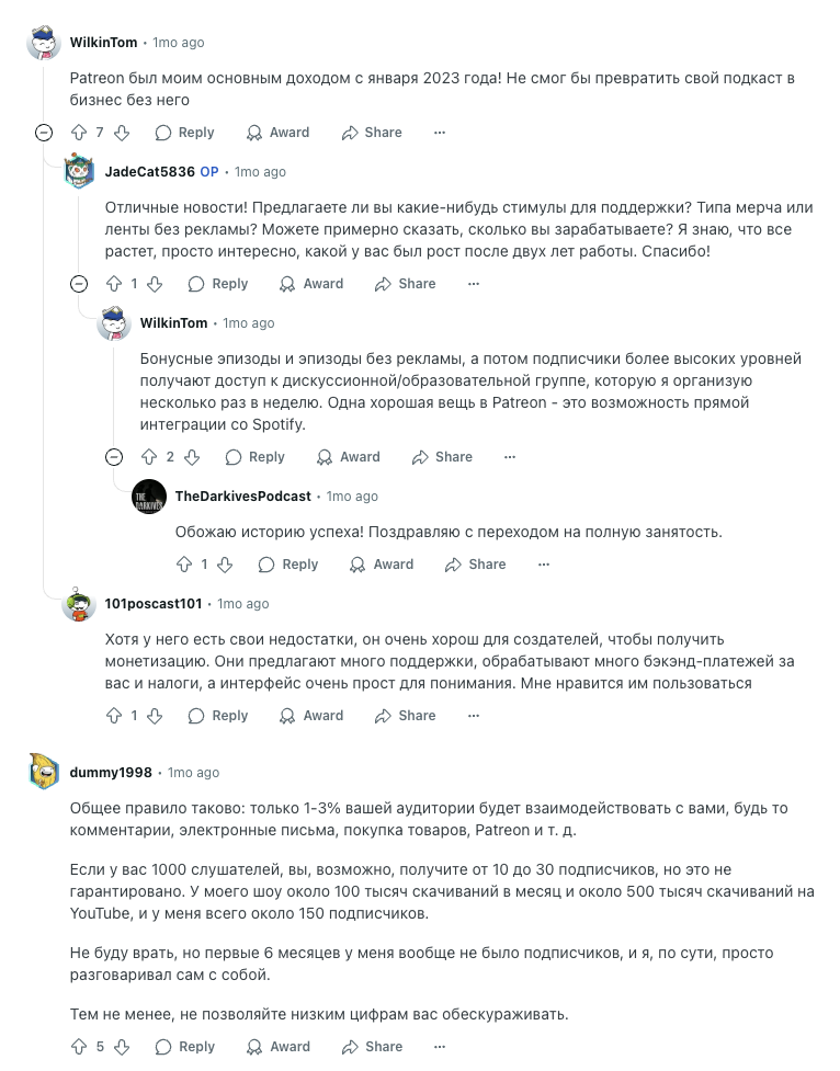 patreon заработок