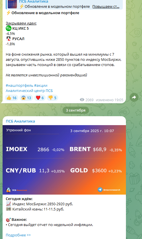 псб аналитика телеграм