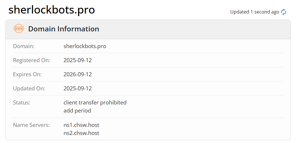 sherlock bot