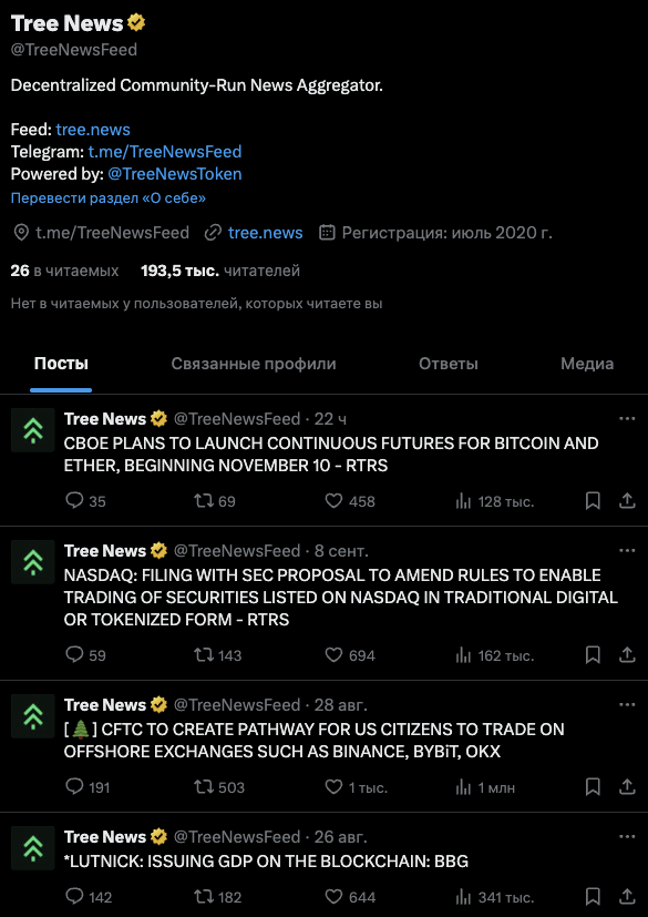 treehouse криптовалюта новости