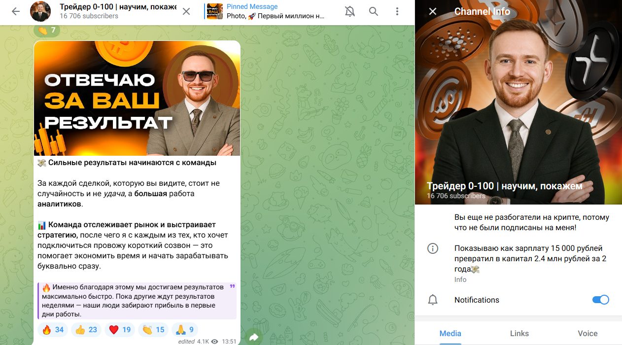 Трейдер 0 100 научим покажем