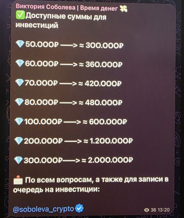Виктория Соболева Время денег