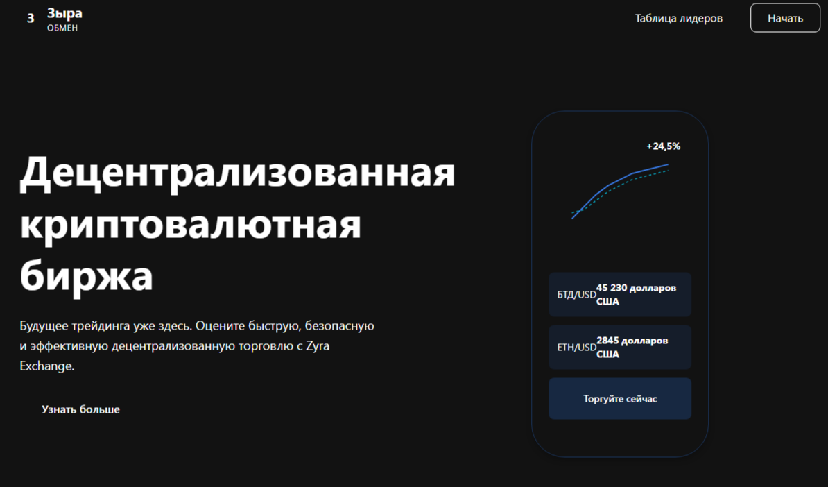 Zyra Exchange
