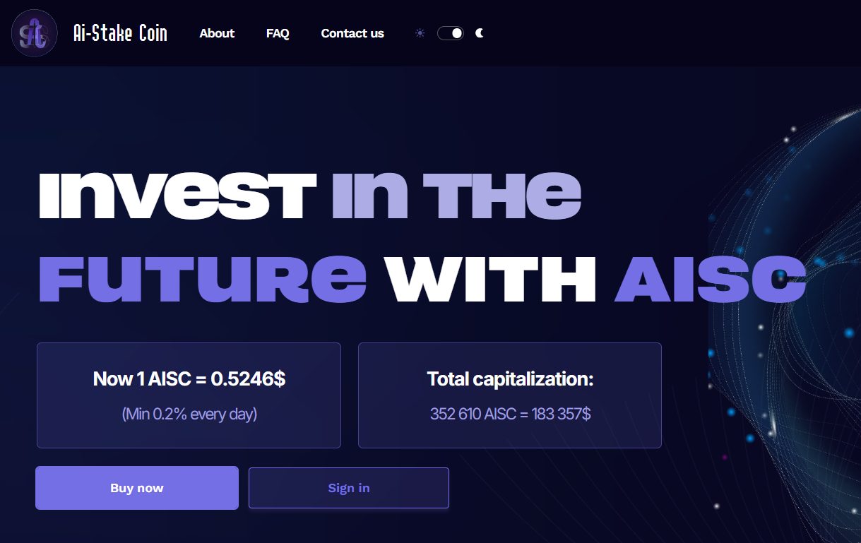 ai stake coin