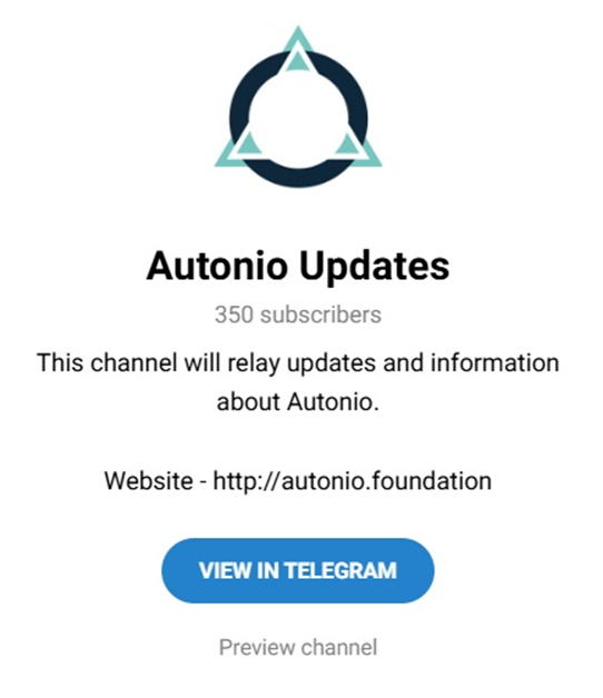 autonio foundation autonio foundation