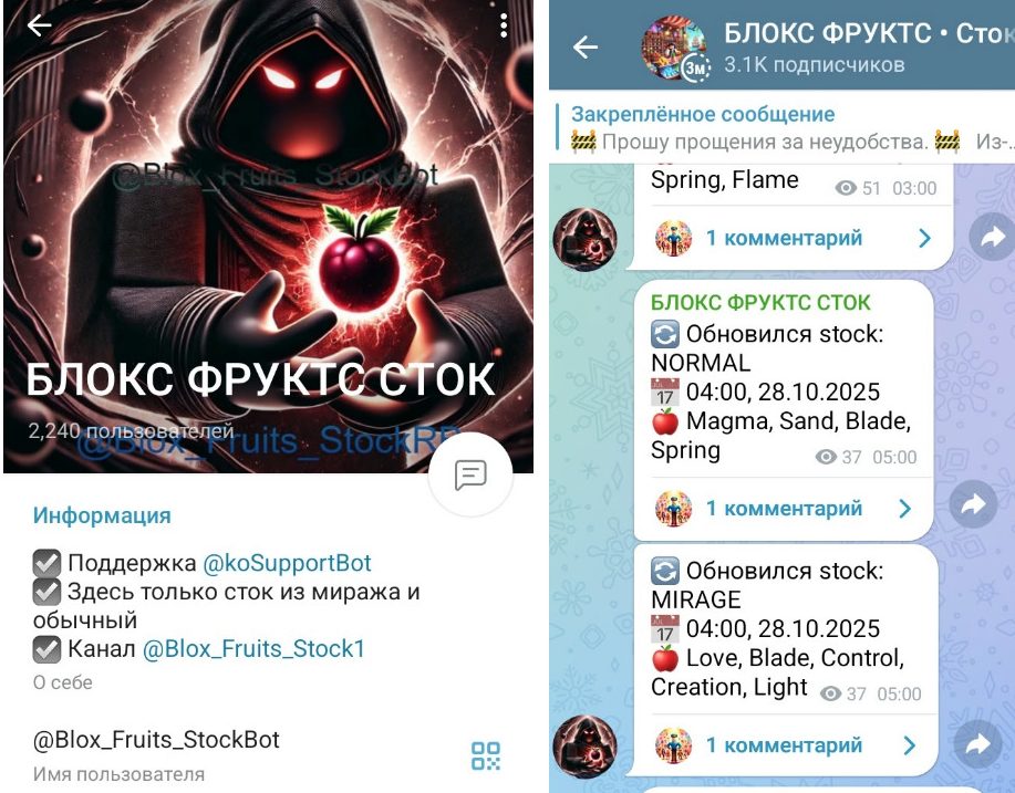 blox fruits trade тг