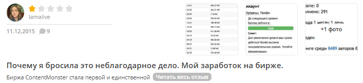 contentmonster ru биржа отзывы
