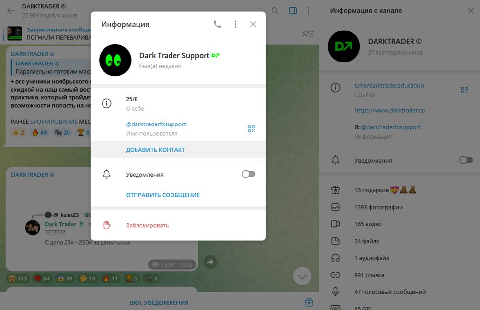 dark trader отзывы
