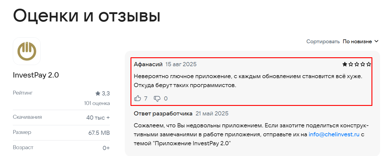 инвест пей ру