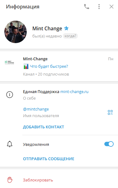 минт чанге