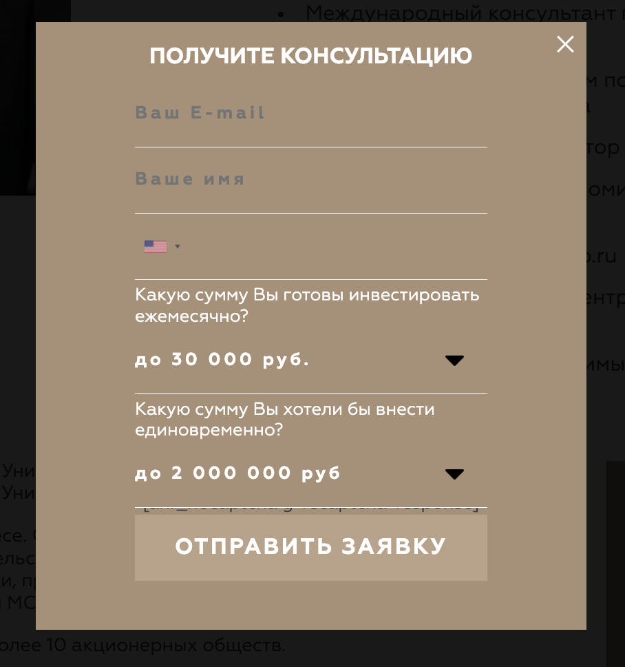 москва советник по инвестициям михаил