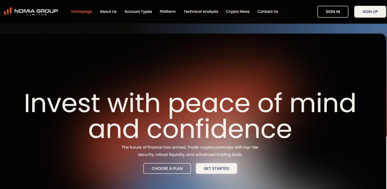 nomia group limited com