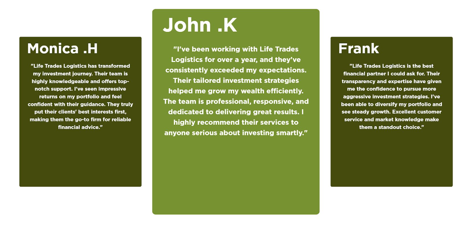 отзывы от компании life trades logistics