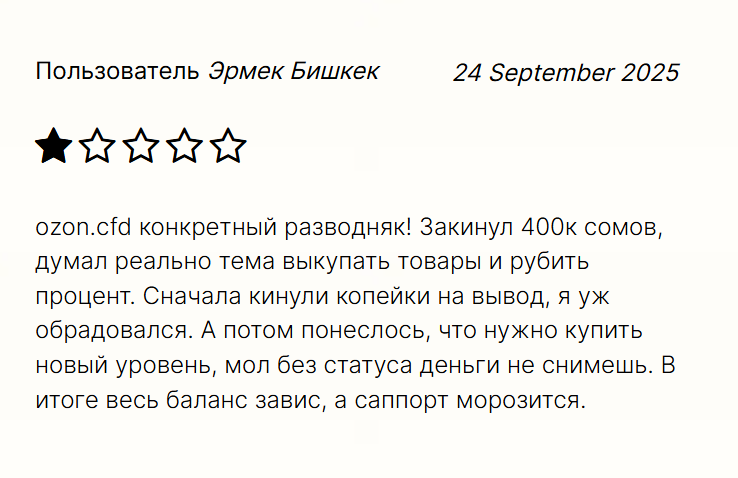 озон сфд