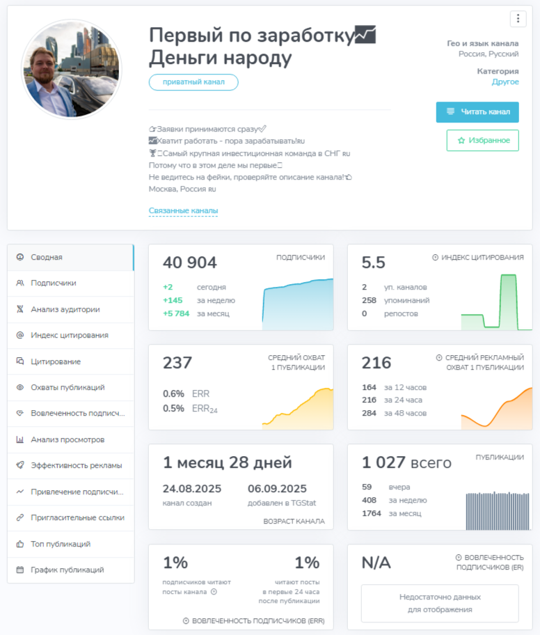 Первый по заработку