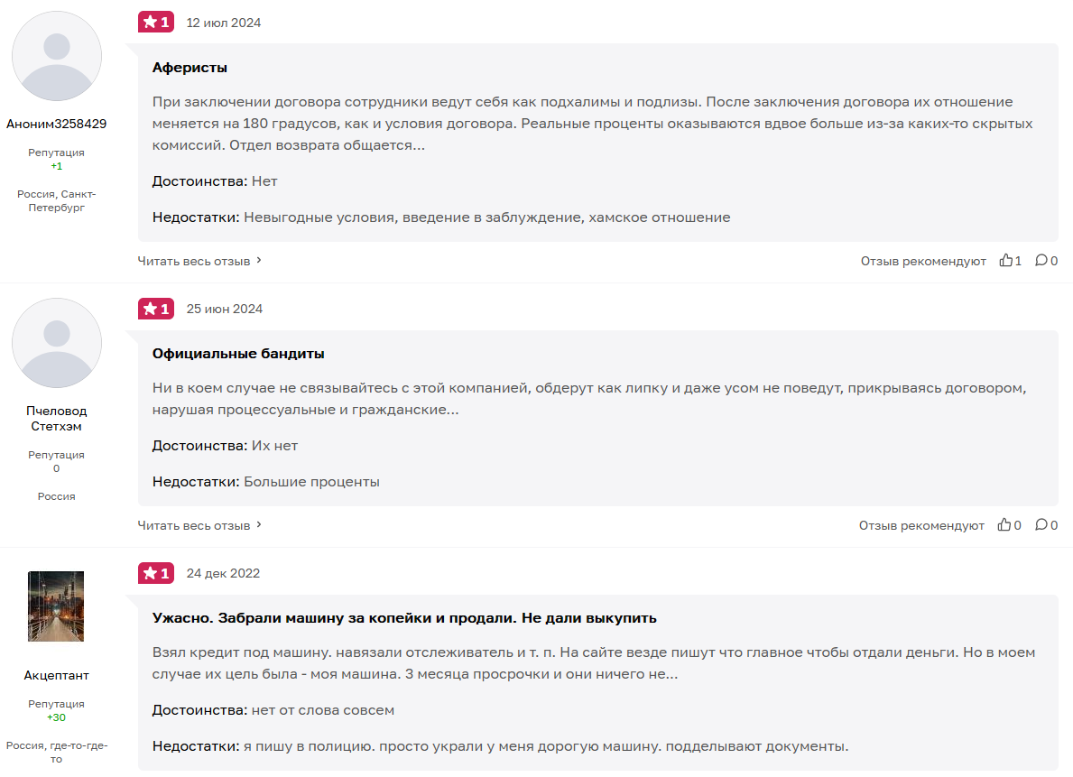 ваш инвестор отзывы клиентов