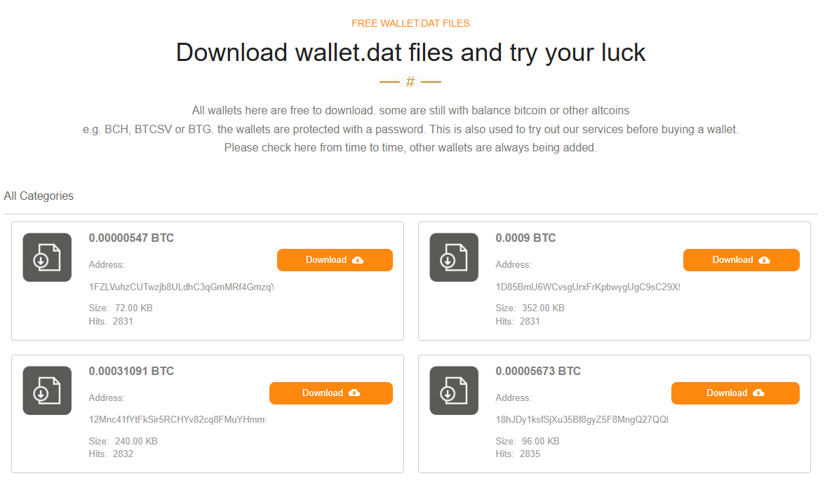 wallet dat com