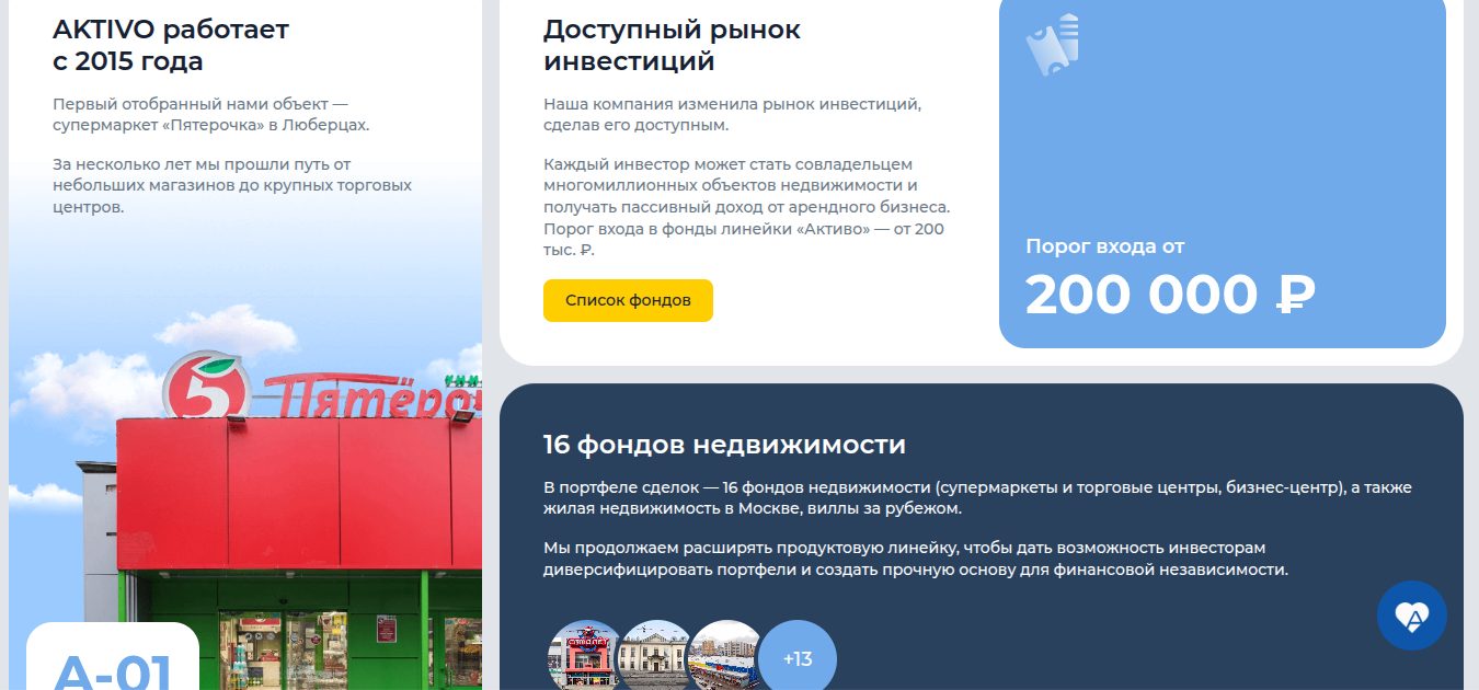 активо ру отзывы инвесторов