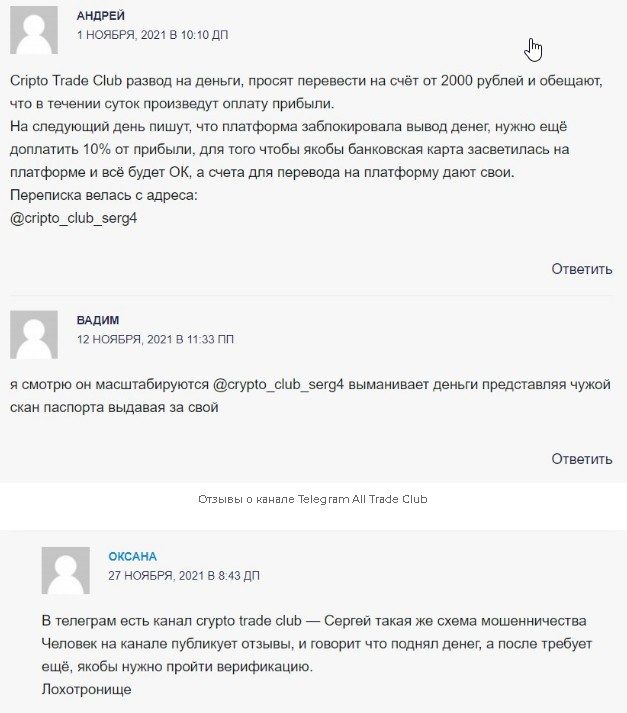 Алл Трейд Клаб Алл Трейд Клаб