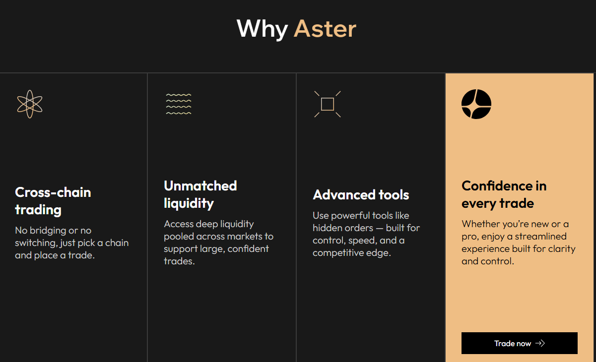 aster dex криптовалюта новости