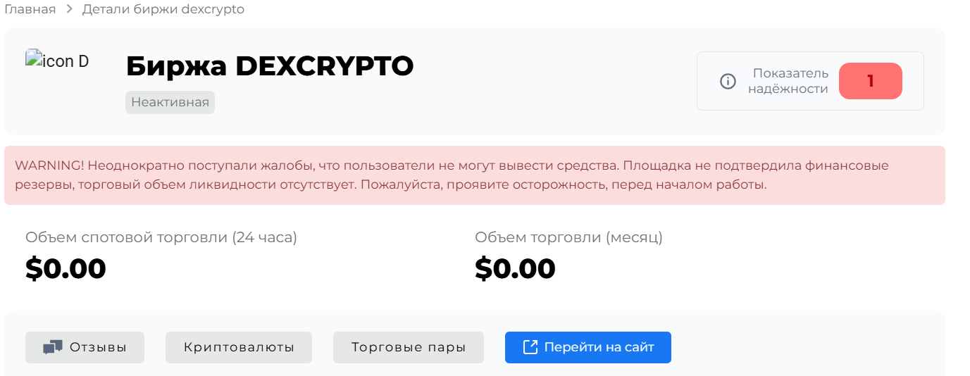dexcrypto biz отзывы