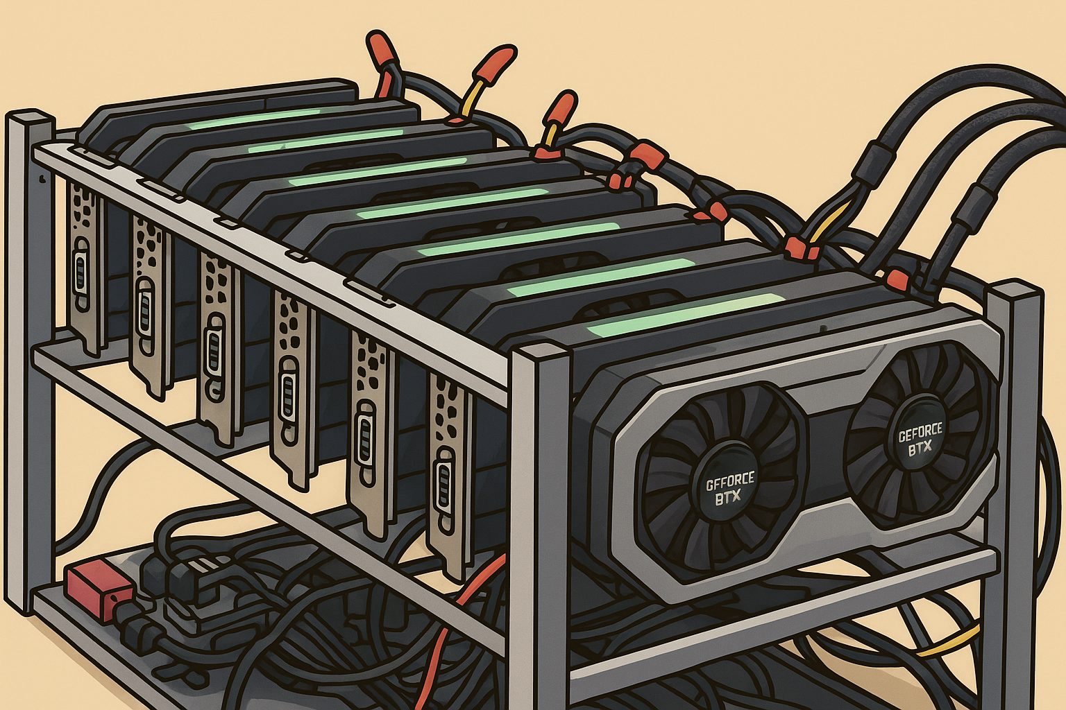 Добыча на видеокартах в 2025: подбор GPU, цены и рентабельность Добыча на видеокартах в 2025: подбор GPU, цены и рентабельность