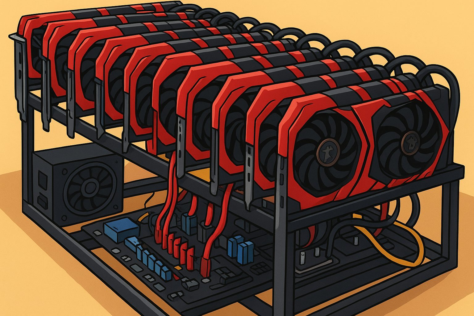 Добыча на видеокартах в 2025: подбор GPU, цены и рентабельность Добыча на видеокартах в 2025: подбор GPU, цены и рентабельность