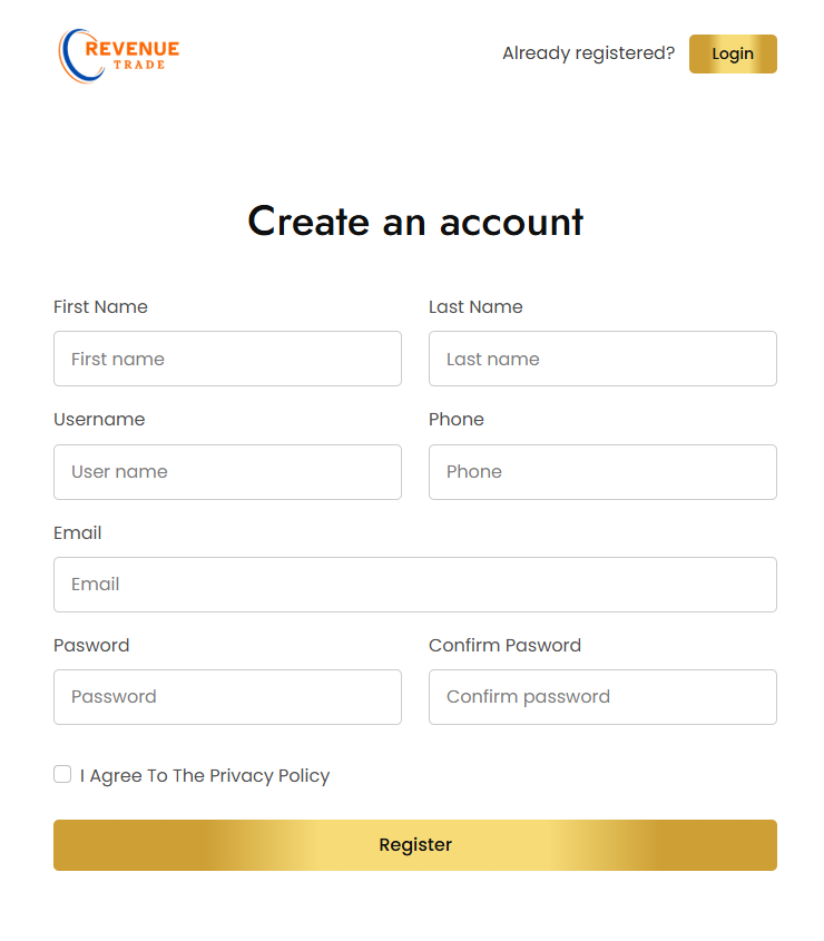 Info revenuetrade org